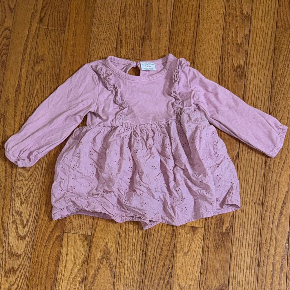 Petit Lem Mauve Ruffled Kids Blouse